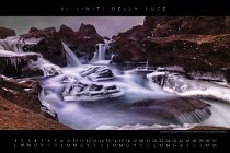 01_Gennaio La luce di una fredda giornata di Gennaio sembra dettare il tema di questa cascata nel Sud dell’Islanda
